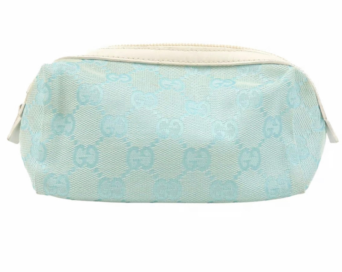 GUCCI monogram canvas pouch