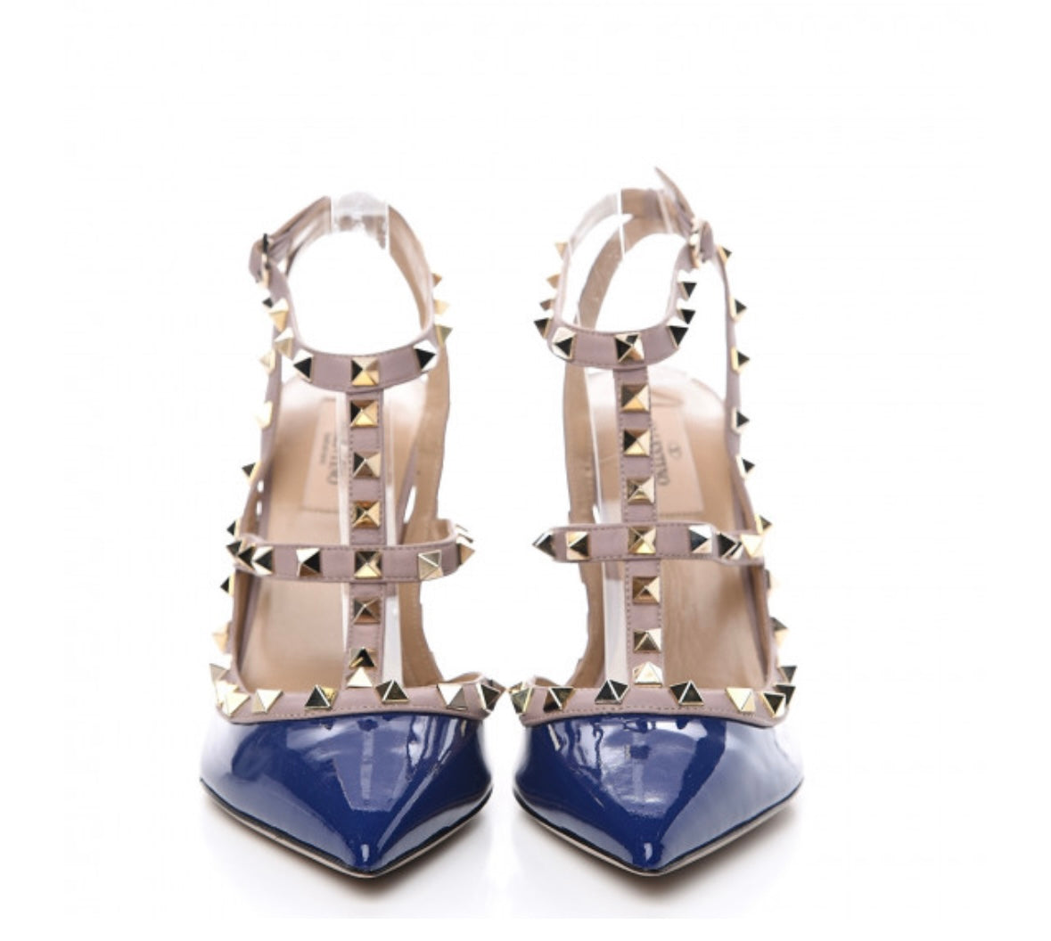 Valentino - Navy Rockstud Pumps