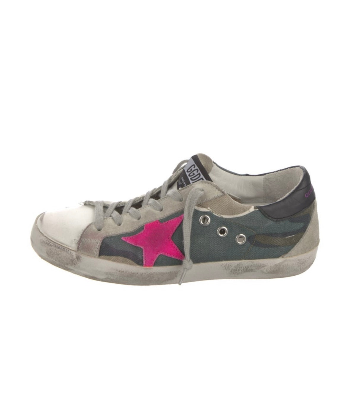 Golden Goose- Super-Star sneakers with camouflage pattern