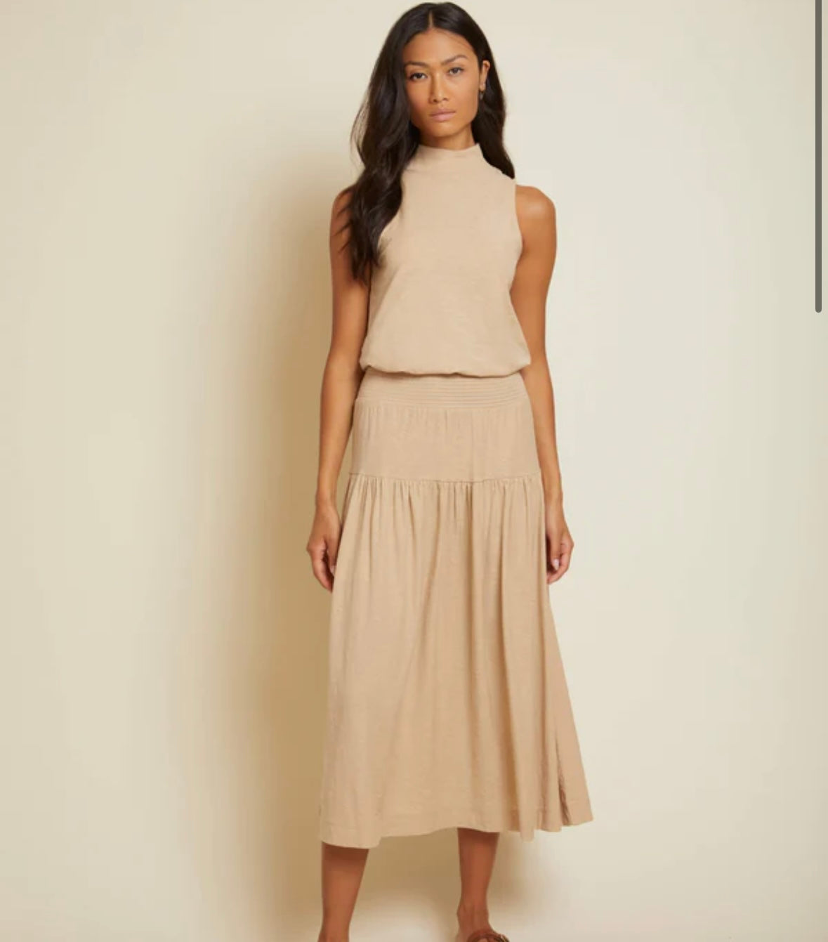 NATION - MARGOT TURTLENECK TANK DRESS