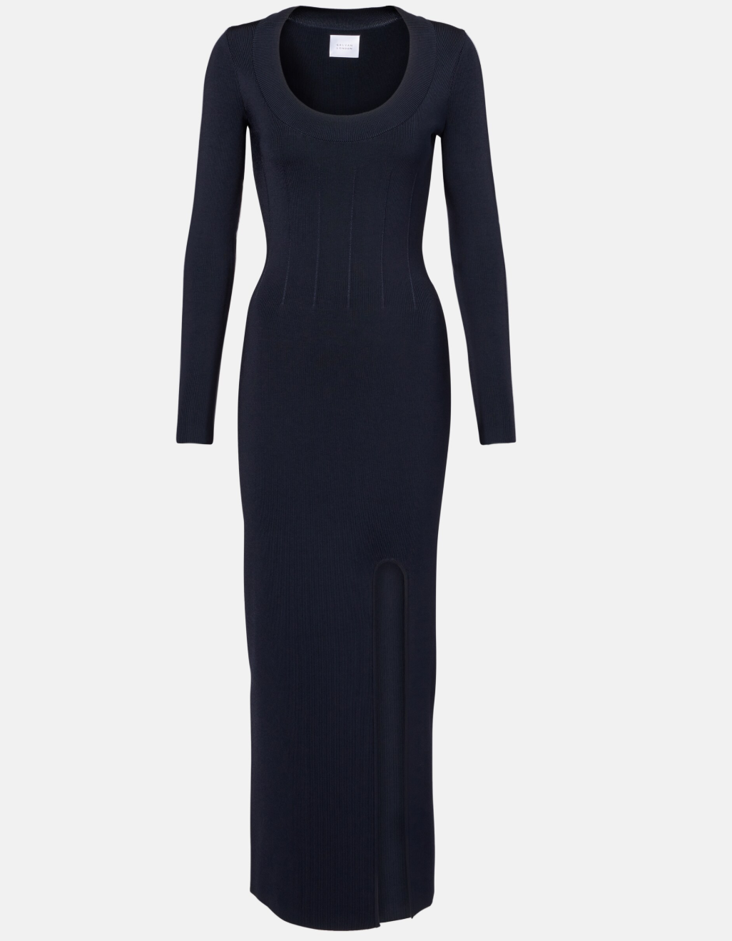 Galvan Atalanta knitted maxi dress