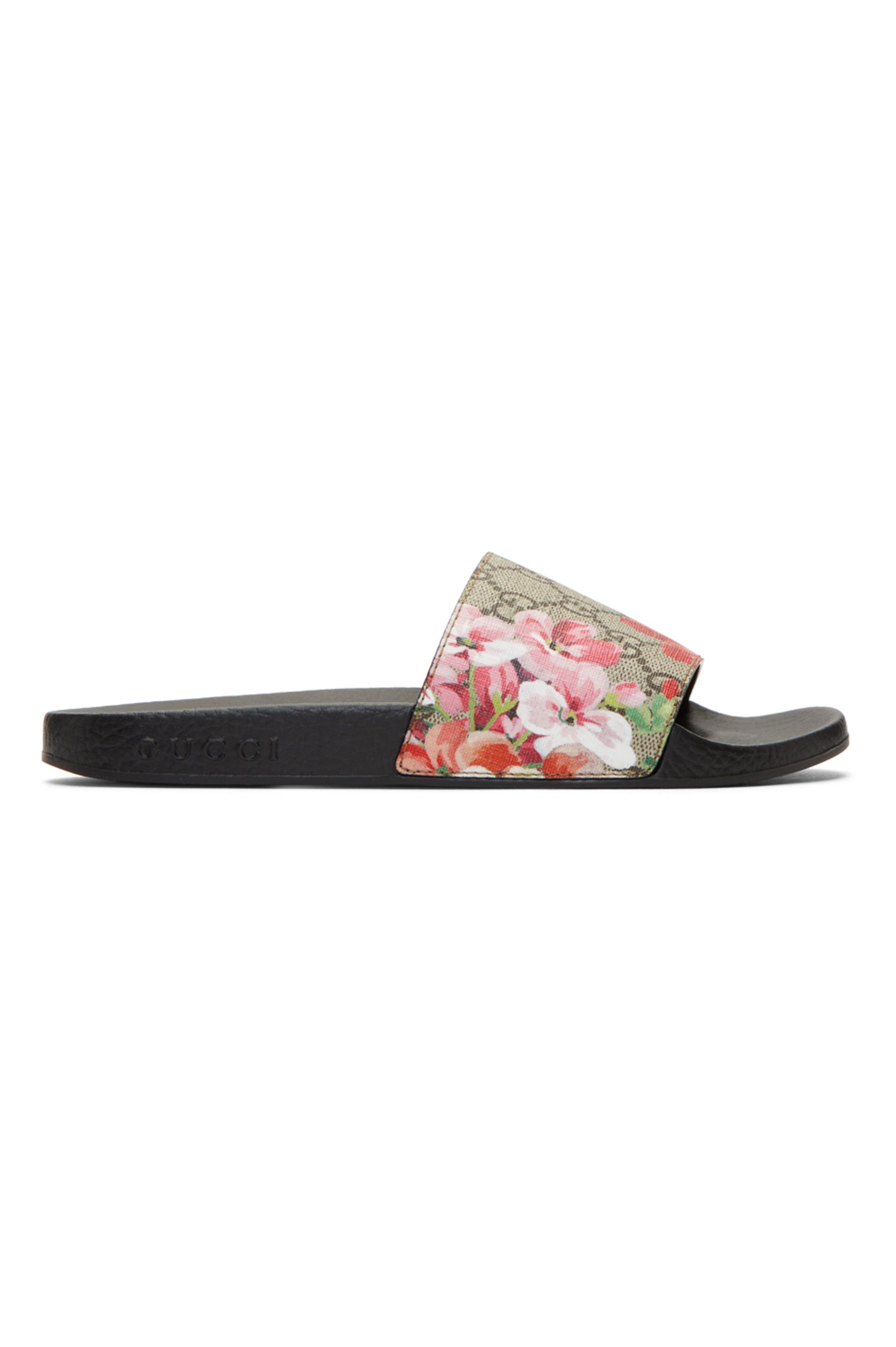 GUCCI GG blooms supreme floral slides