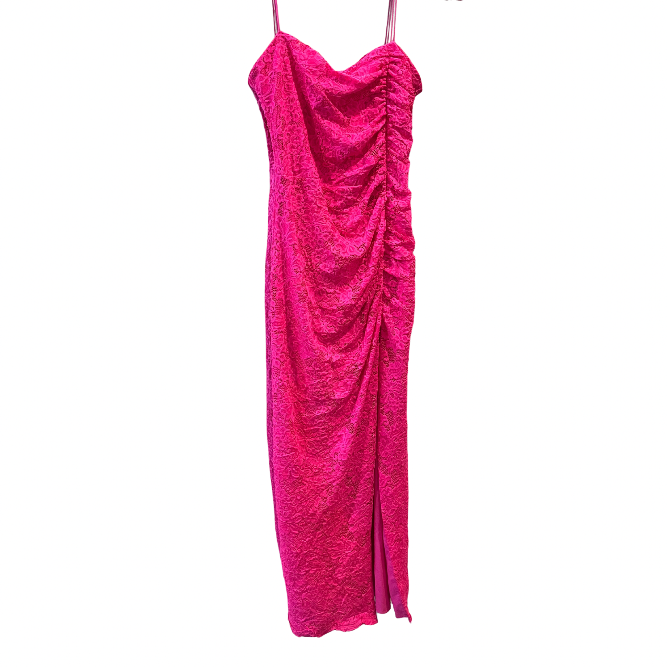 SAYLOR bright pink lace dress