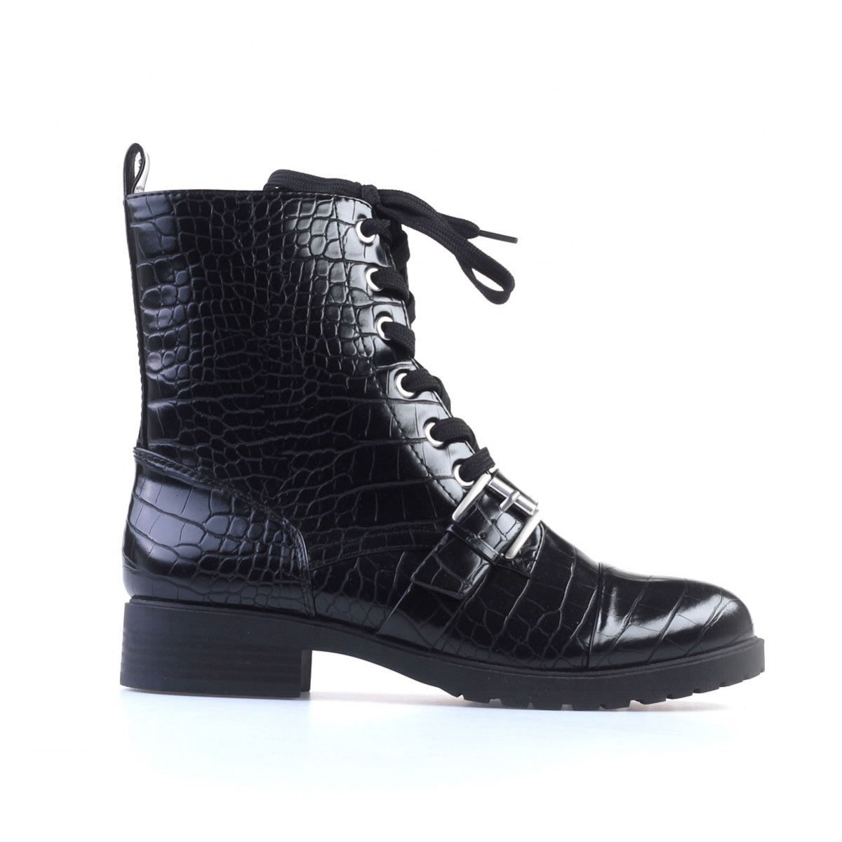 ALDO croc laced boots