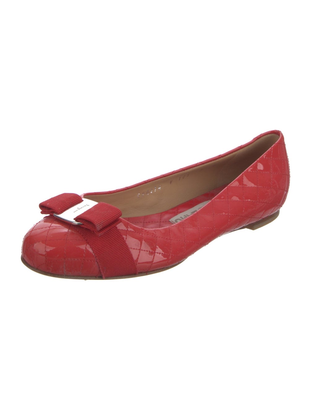 FERRAGAMO patent flats