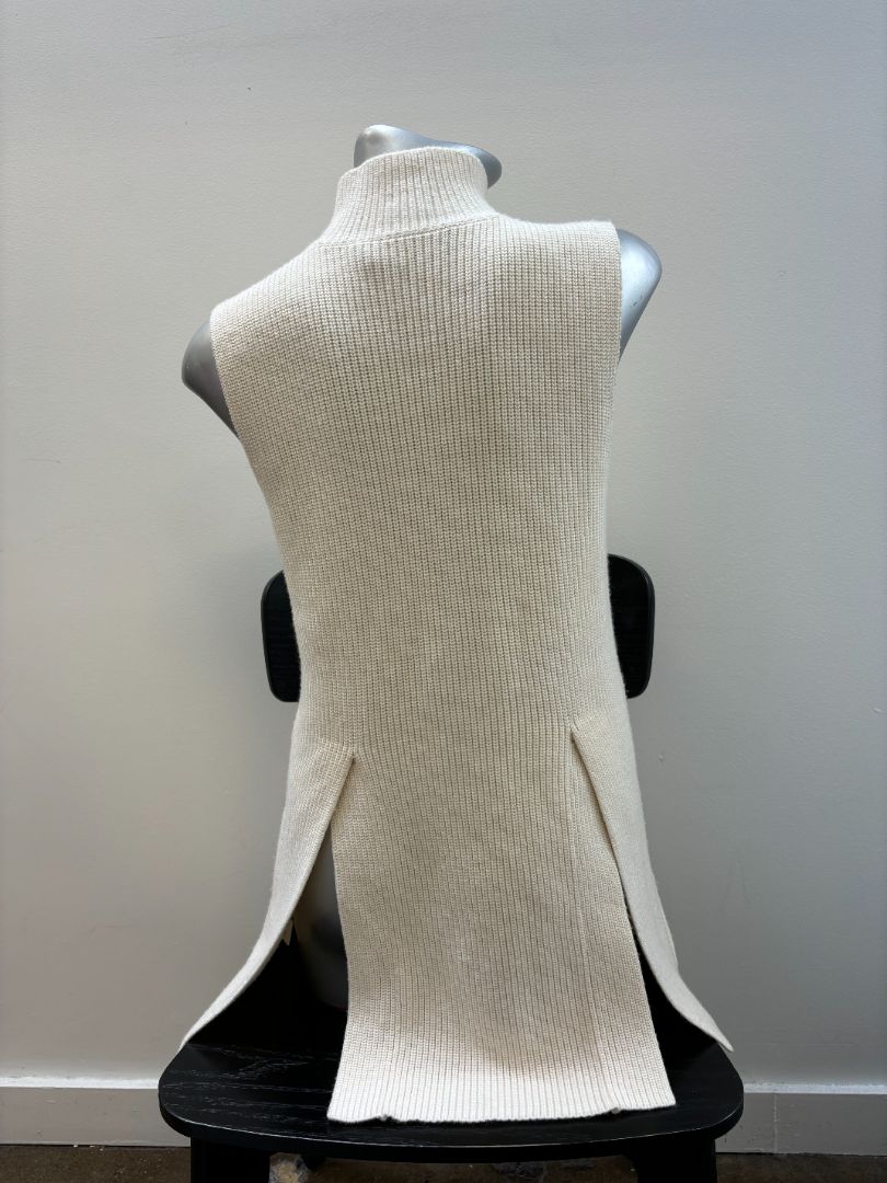 Proenza Schouler - Mockneck knit top with side slits