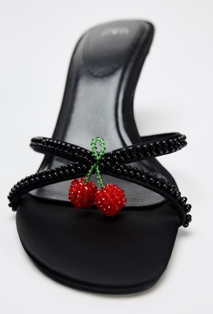 Zara Cherry Sandals