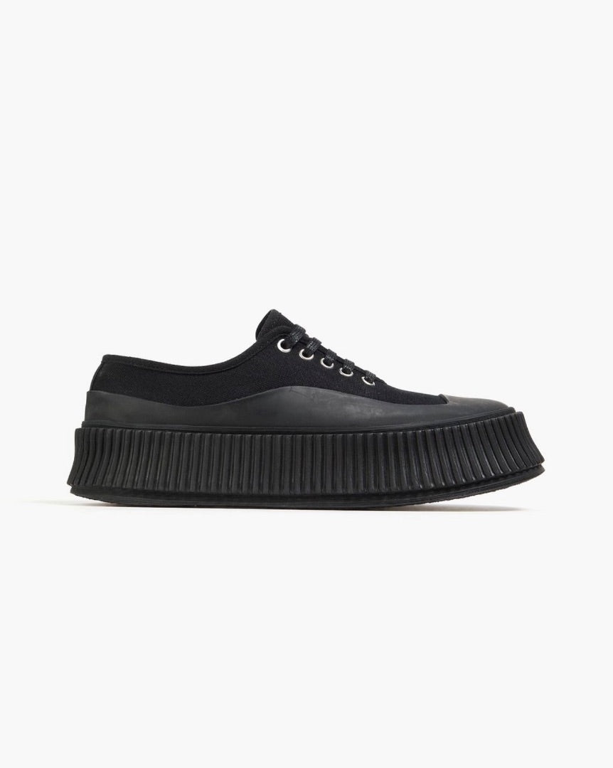 Jil Sander, Canvas Platform Sneakers