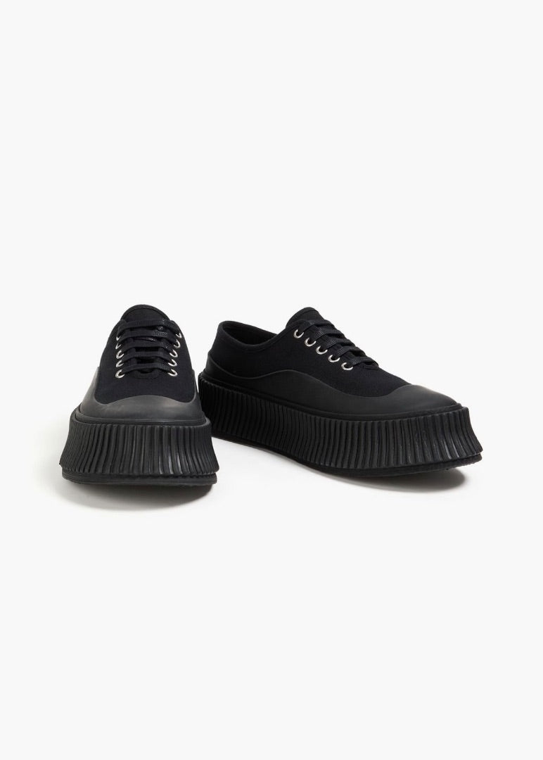 Jil Sander, Canvas Platform Sneakers