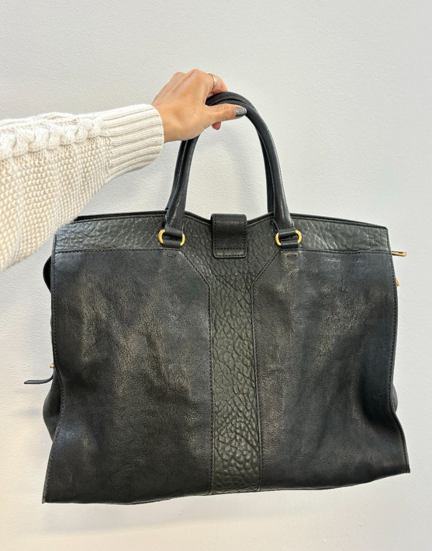 Saint Laurent - Vintage Leather Tote Bag