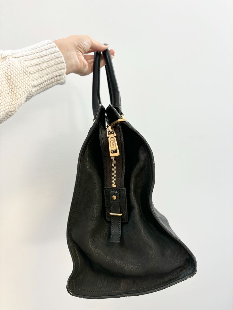 Saint Laurent - Vintage Leather Tote Bag