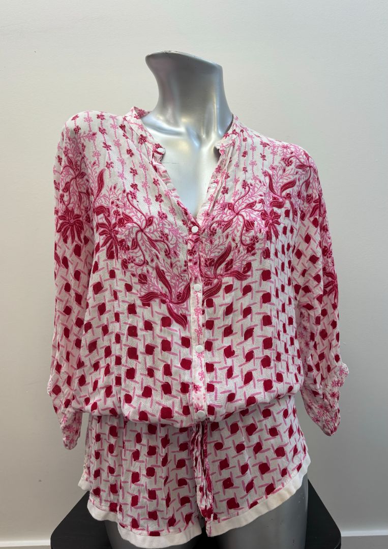 POUPETTE ST BARTH - sleeved short romper