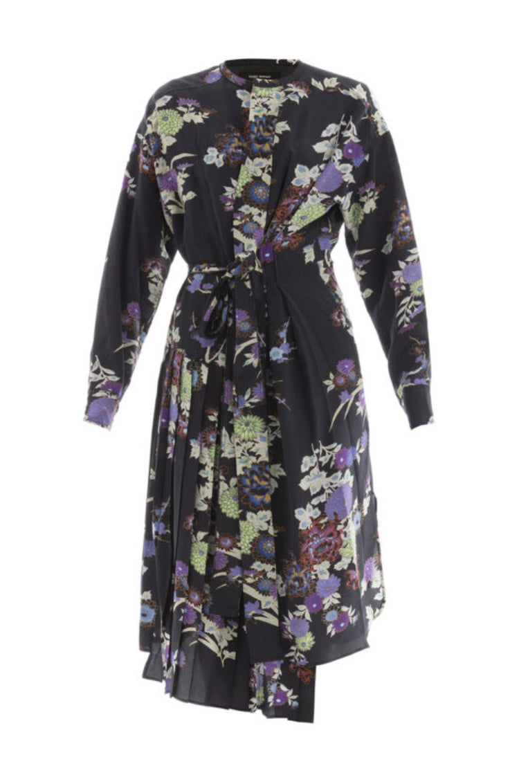 ISABEL MARANT
Iam floral silk asymmetric dress
