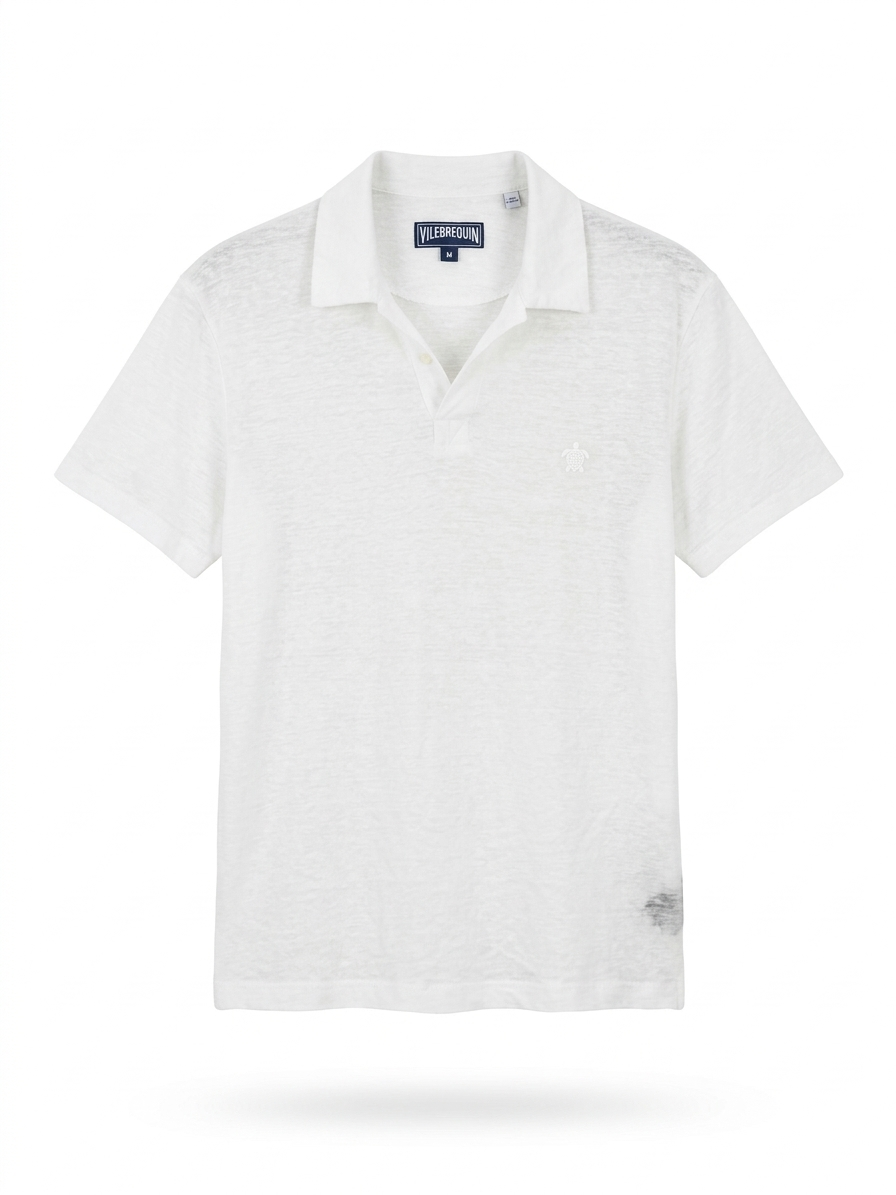 VILEBREQUIN white linen tshirt