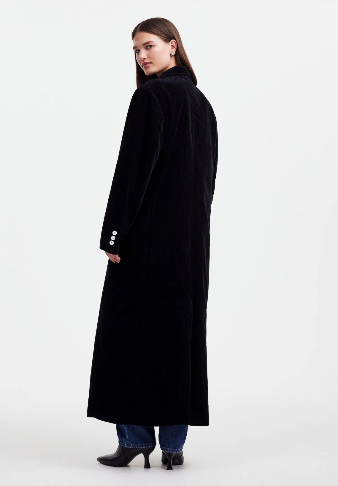 ALEXA CHUNG X MADEWELL - OVERSIZED LONG COAT IN CORDUROY