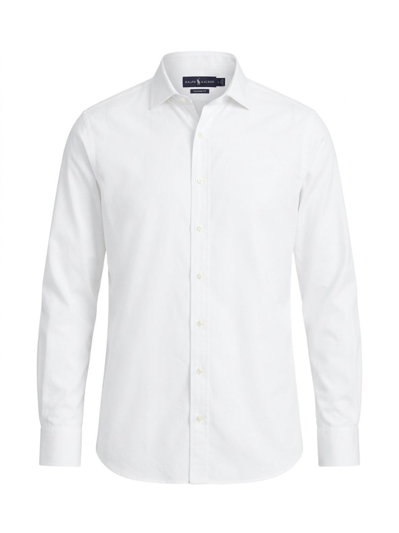 Ralph Lauren Tailored Fit White Dress Shirt (men's)
