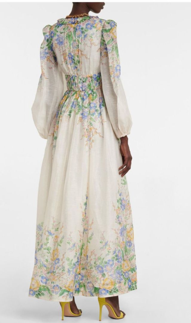 ZIMMERMANN Floral Organza Dress