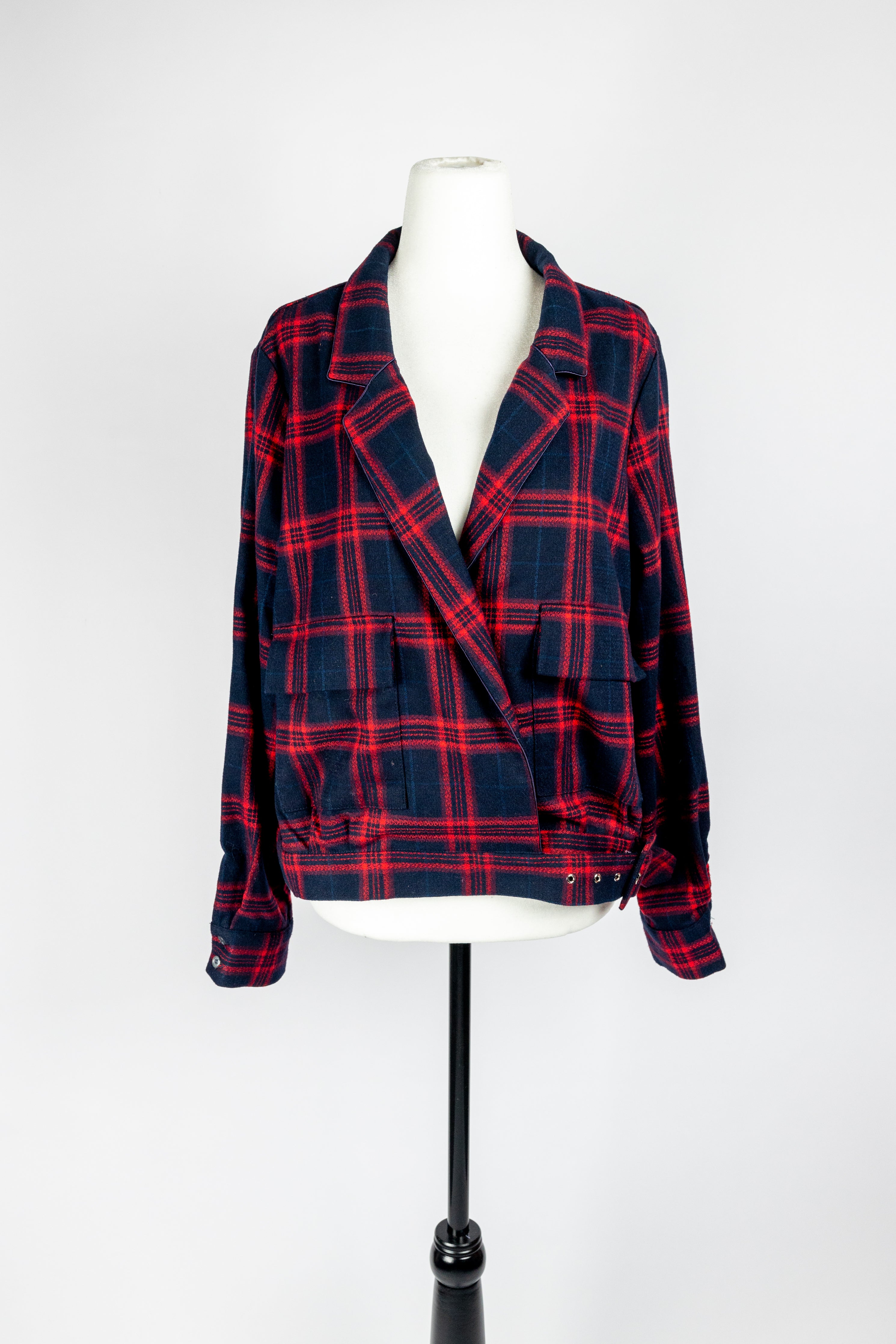 FRNCH Paris Plaid Blazer