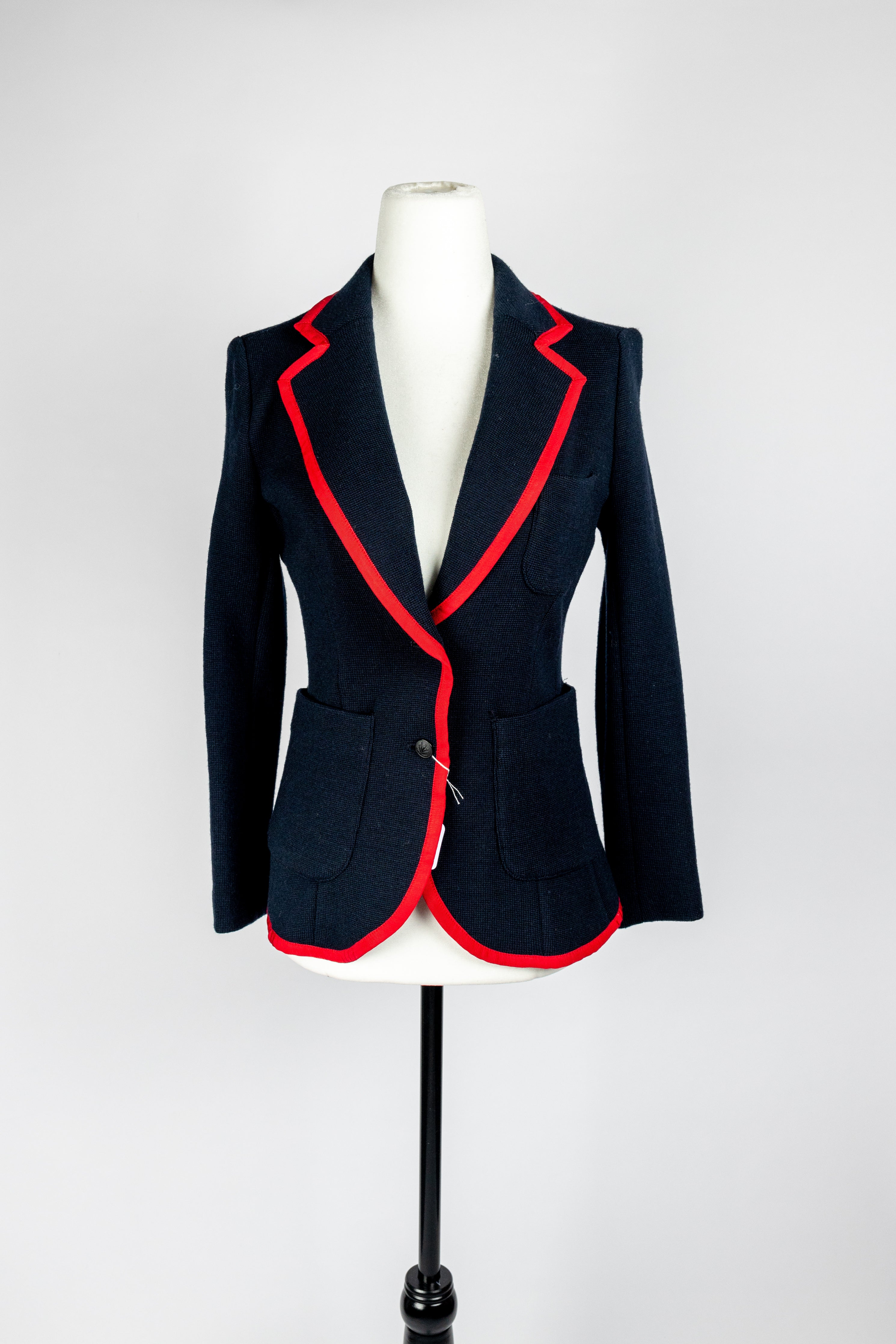 Rag & Bone Navy with Red Trim Blazer