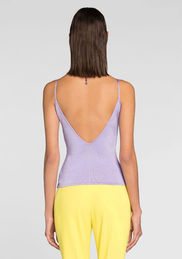 Roberto Cavalli - Ruffle-detailed vest top