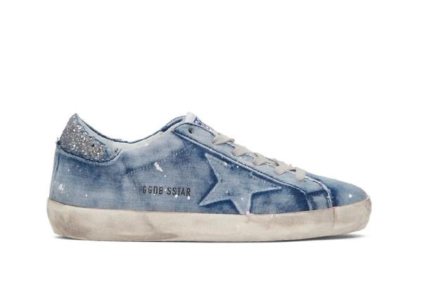 GOLDEN GOOSE denim sneakers