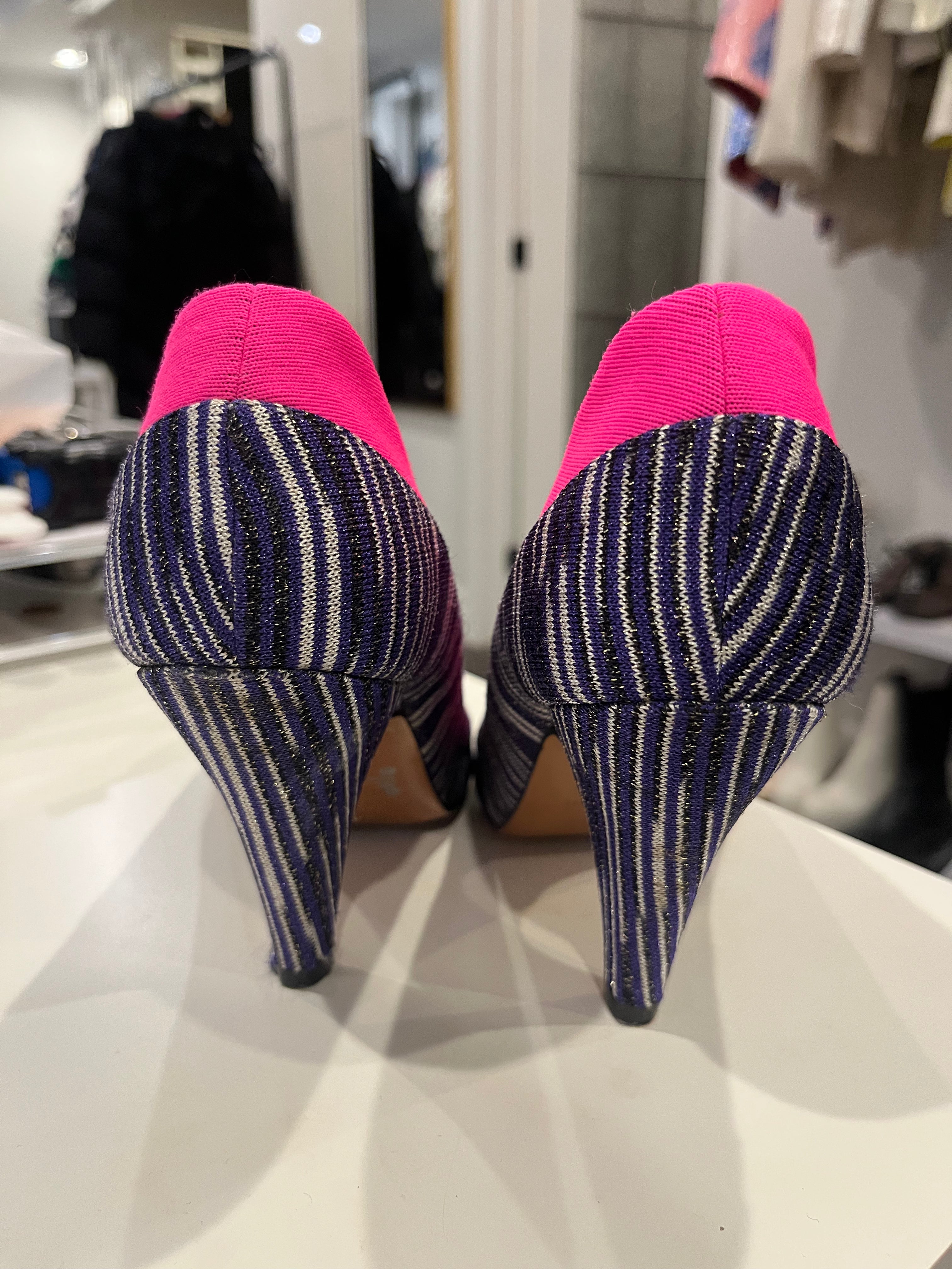 MISSONI purple/pink pump