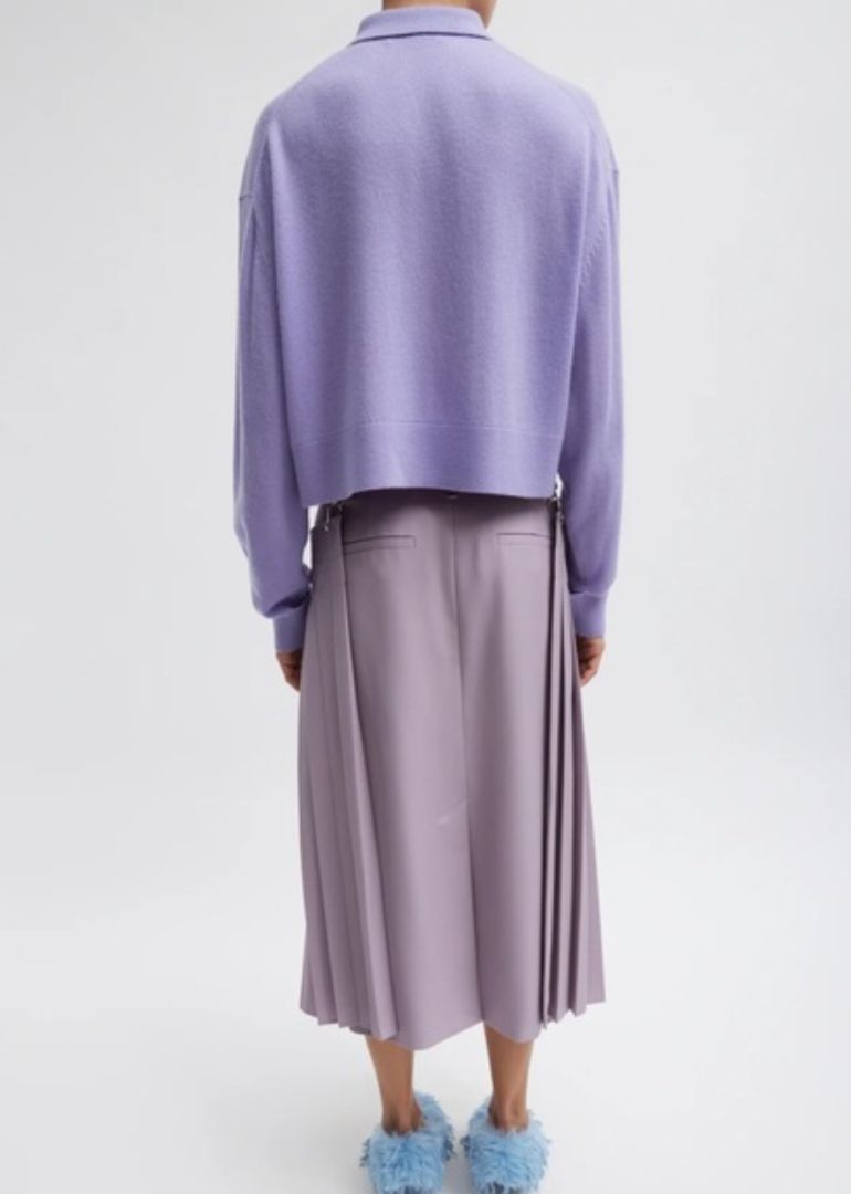 Tibi - Wool & Cashmere Polo Sweater