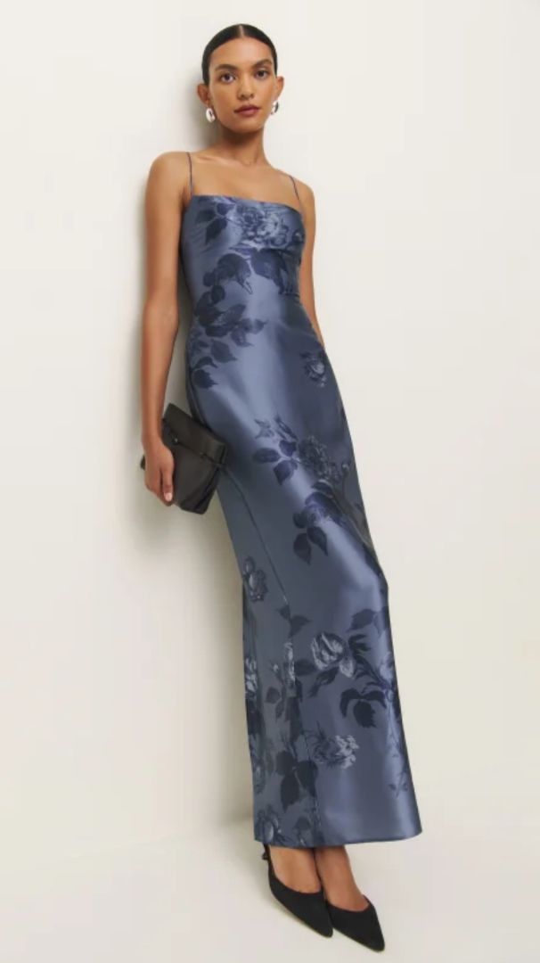 Reformation - Frankie Silk Dress