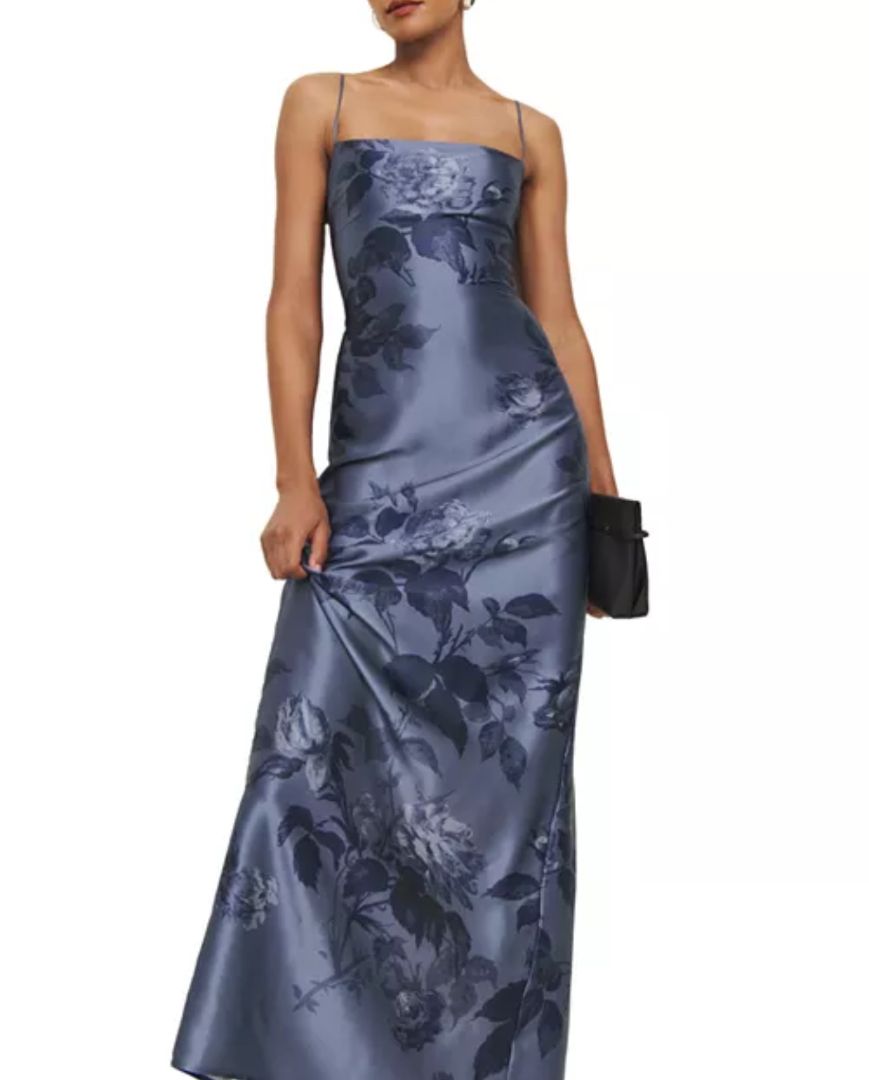 Reformation - Frankie Silk Dress