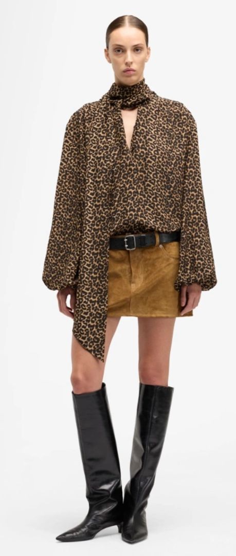 7 FOR ALL MANKIND - Silk Bow Shirt