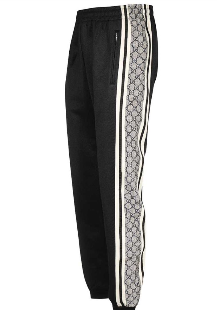 Gucci - GG Monogram Striped Track Pant