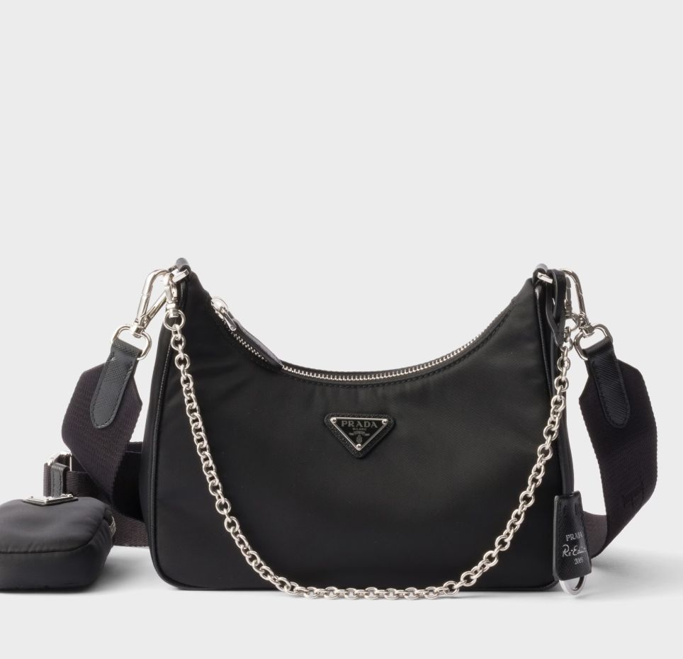 PRADA re-edition 2005 re-nylon bag in black