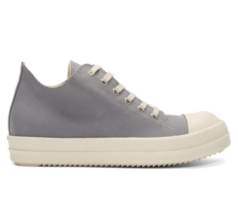 RICK OWENS DRKSHDW Grey Platform Sneakers