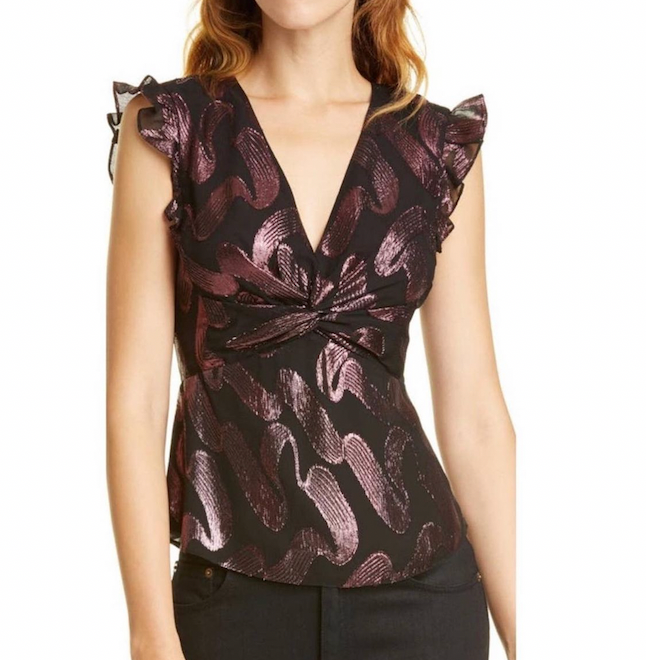 NEW Rebecca Lurex Top