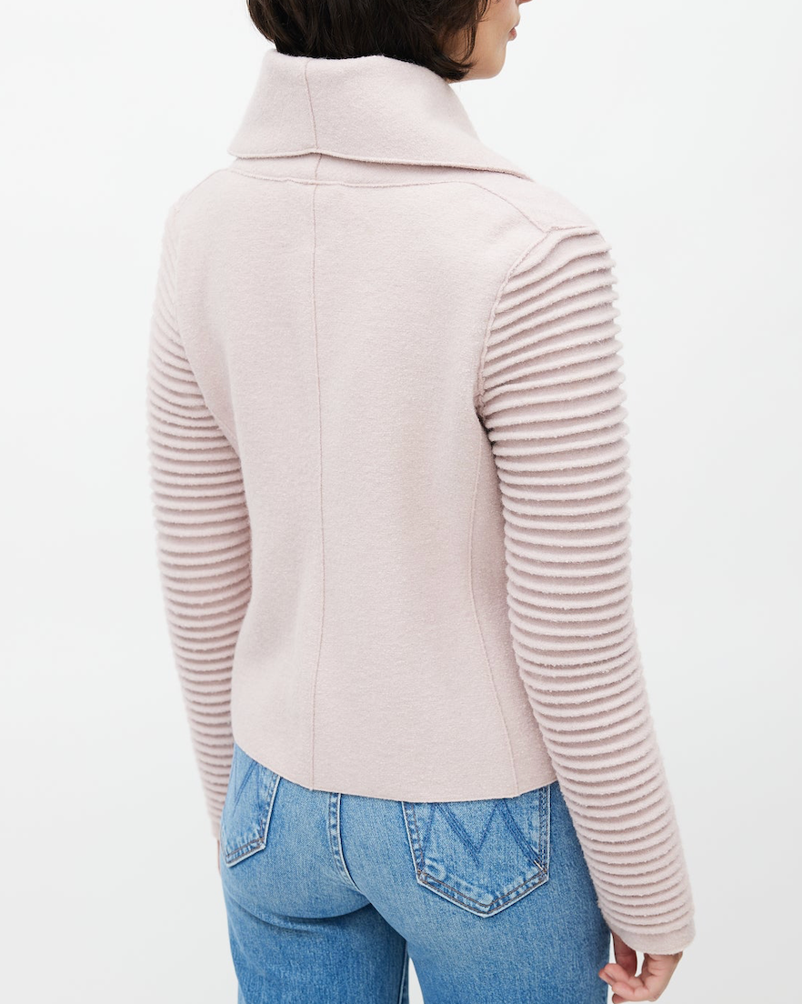 SENTALER MOTO WOOL JACKET