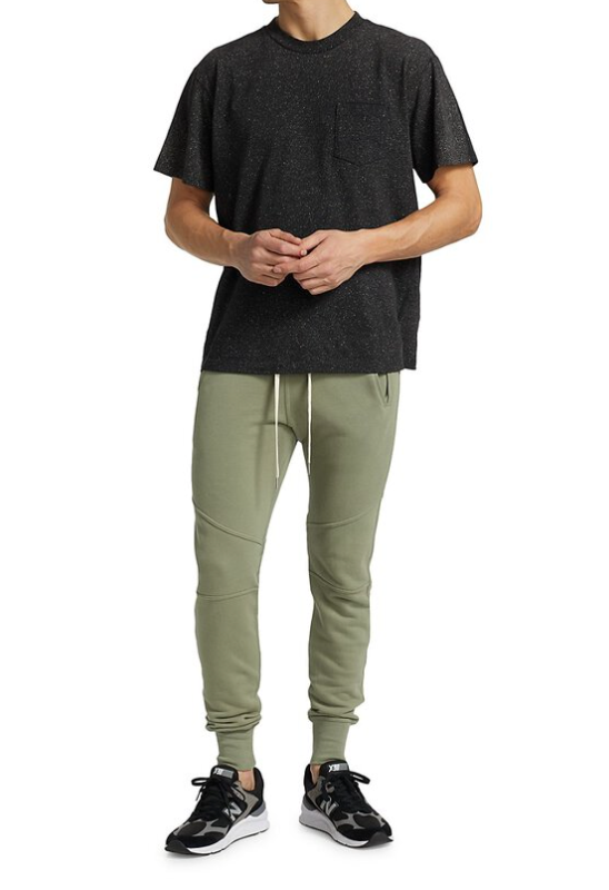 JOHN ELLIOTT green sweatpants with white strings