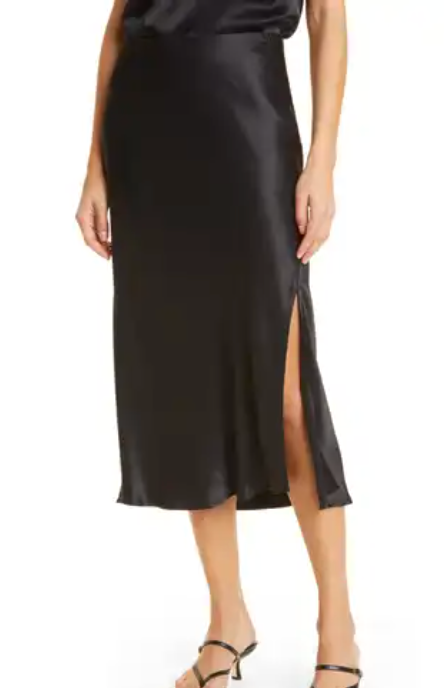 RAILS skirt with slit