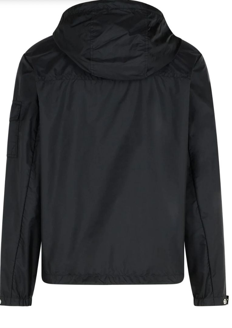 MONCLER zip up hooded rain jacket