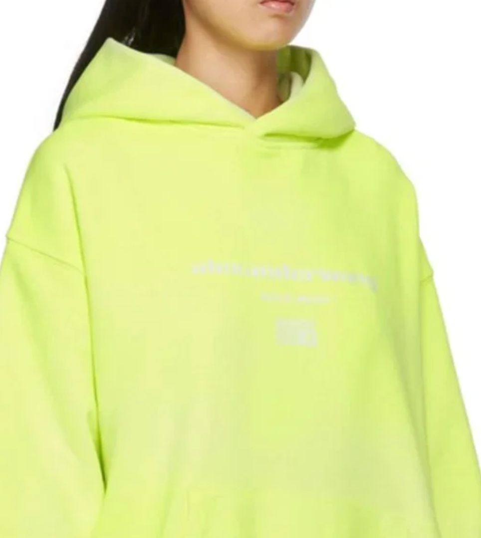 ALEXANDER WANG NWT neon yellow sweatshirt