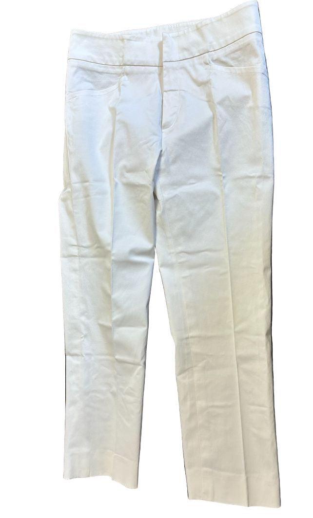 OSCAR DE LA RENTA white trousers
