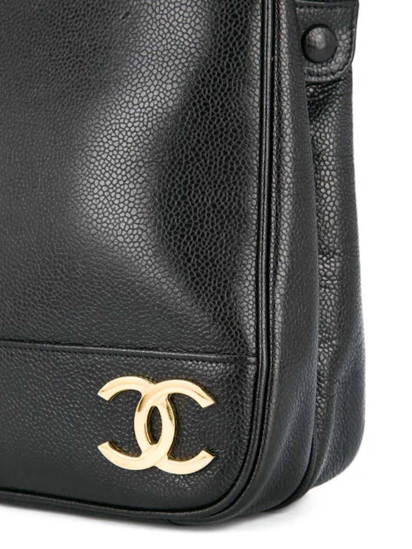 PRELOVED Vintage Chanel Logo Chain Shoulder Bag