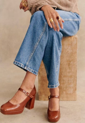 SEZANE georgia mary Jane pumps