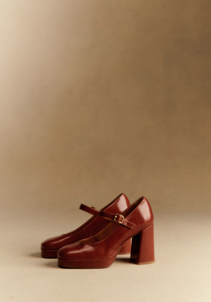 SEZANE georgia mary Jane pumps