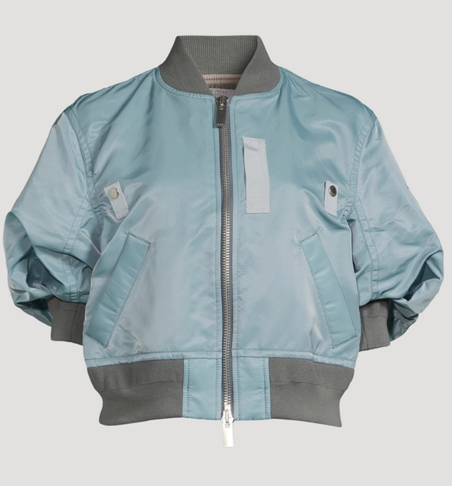 SACAI Nylon twill blouson jacket