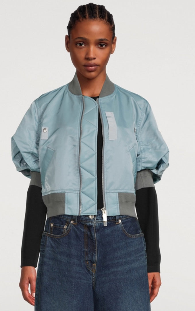 SACAI Nylon twill blouson jacket