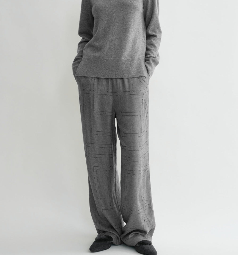 TOTEME 100% modal grey pants