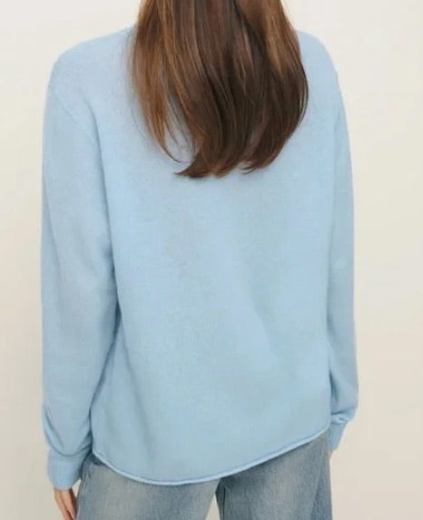 REFORMATION light blue cashmere long sleeve