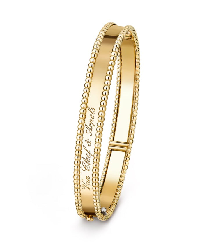 VAN CLEEF & ARPELS perlée signature bracelet, medium model
