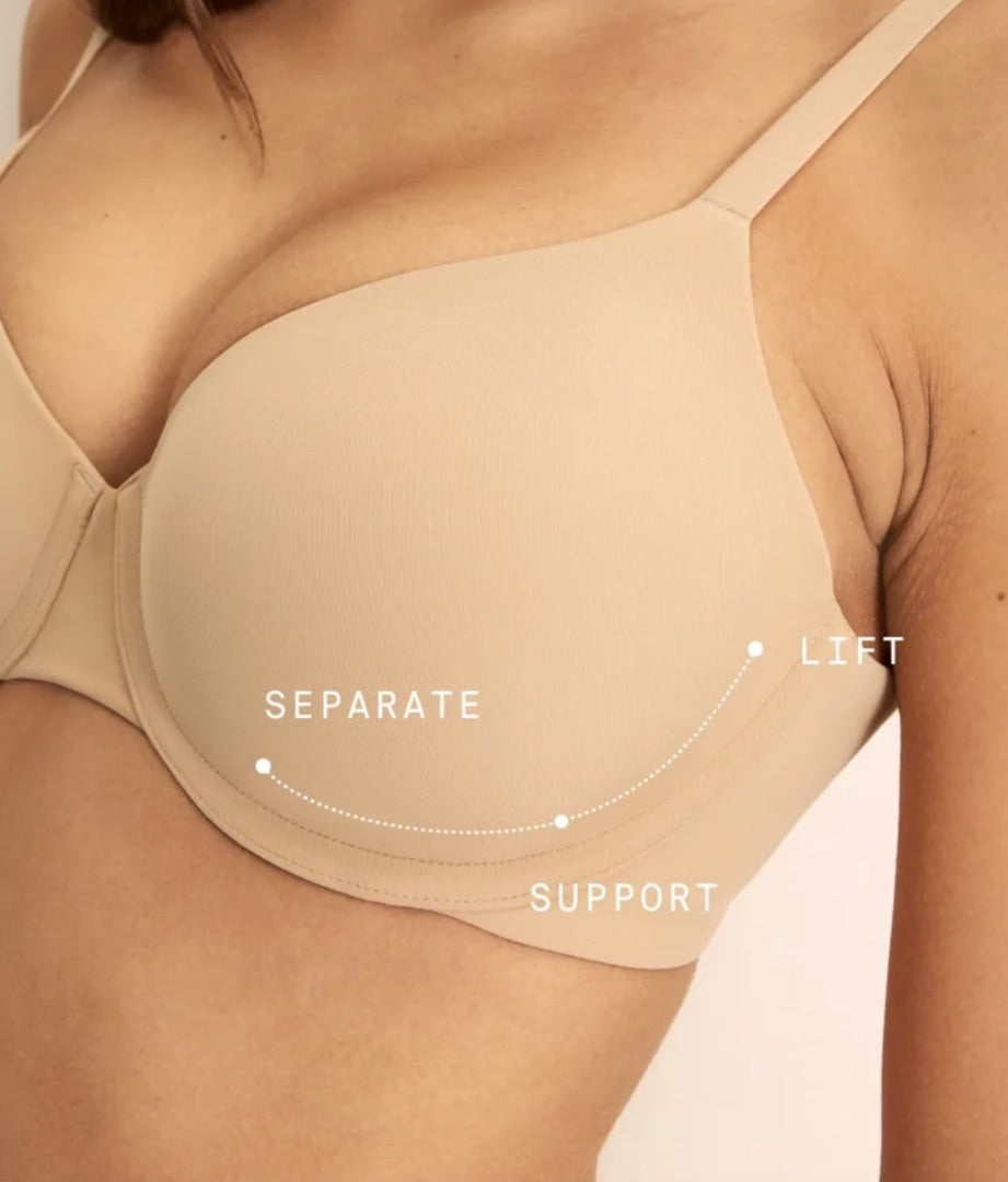 KNIX NEW demi bra freeflex warm sand