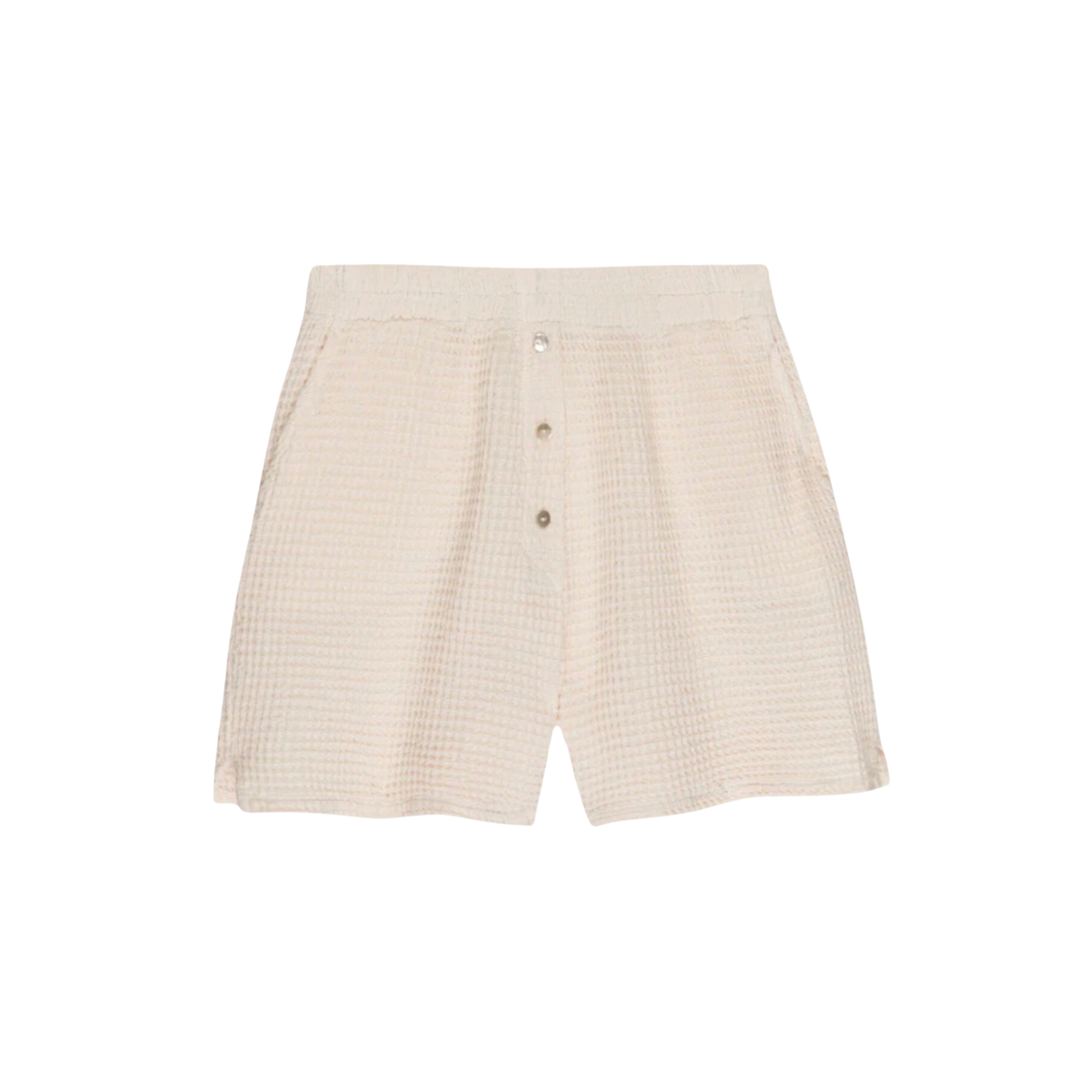 DONNI waffle henley shorts